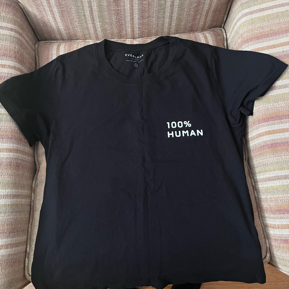 Everlane tee. 100% Human